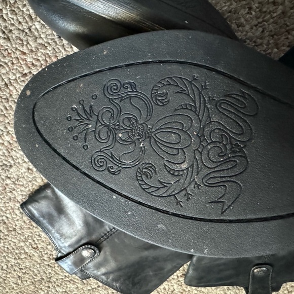 Kate Preston “Jessie” soft leather fur lined mid calf boots 9.5​ - Picture 9 of 11